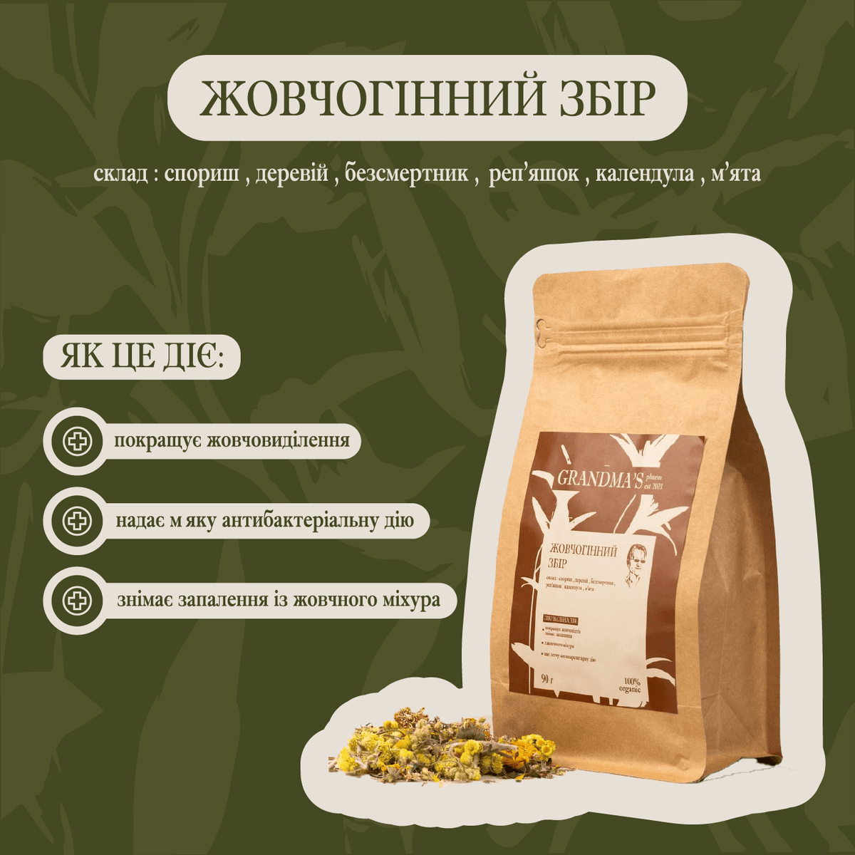 ЖОВЧОГІННИЙ ЗБІР | Жовч & Detox