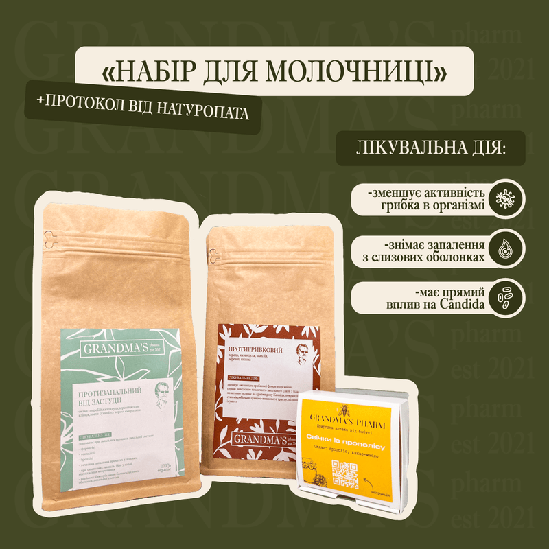 НАБІР ПРИ МОЛОЧНИЦІ | Інтимна Мікрофлора